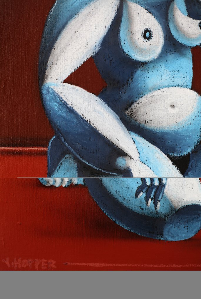 Jone Hopper - Modèle au salon rouge #3.2