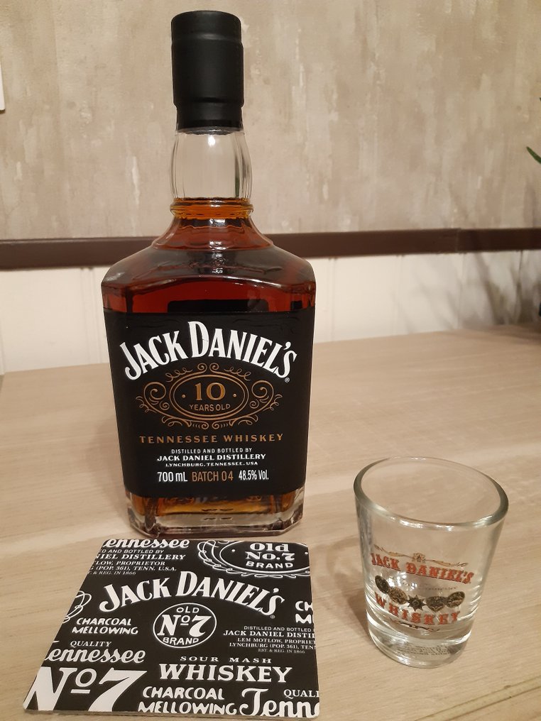 Jack Daniel's 10 years old Batch 04 w/ glass & coaster - 700ml #1.0
