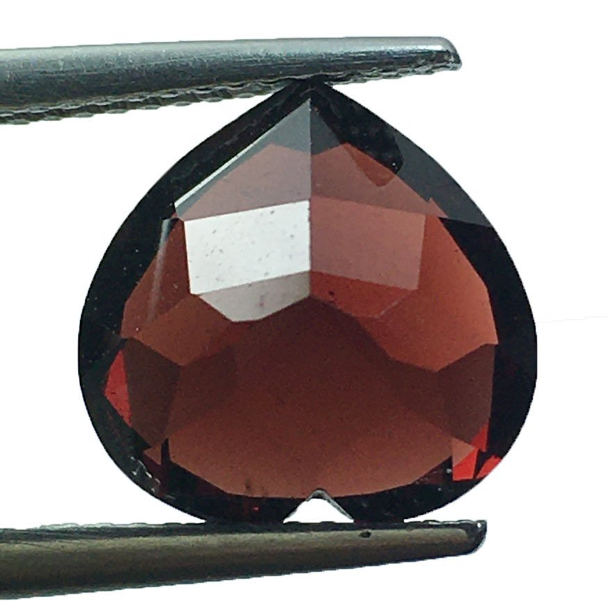 没有保留价 - 1 pcs 红色 石榴石 - 5.87 ct - 国际宝石研究院(IGI) - 心形红色石榴石 #4.3