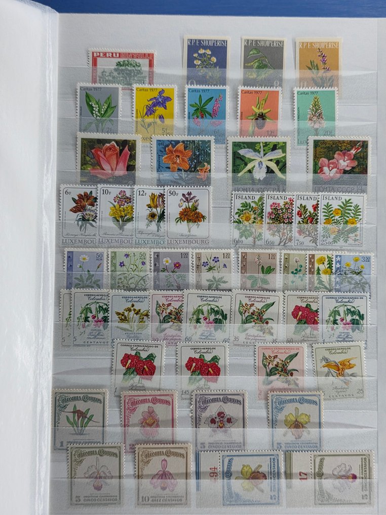 Motief - Κόσμος - Διάφορες συλλογές μοτίβων σε 8 βιβλία αποθήκευσης, μεταξύ άλλων τρένα, ζώα, λουλούδια, αεροπορία και #1.0