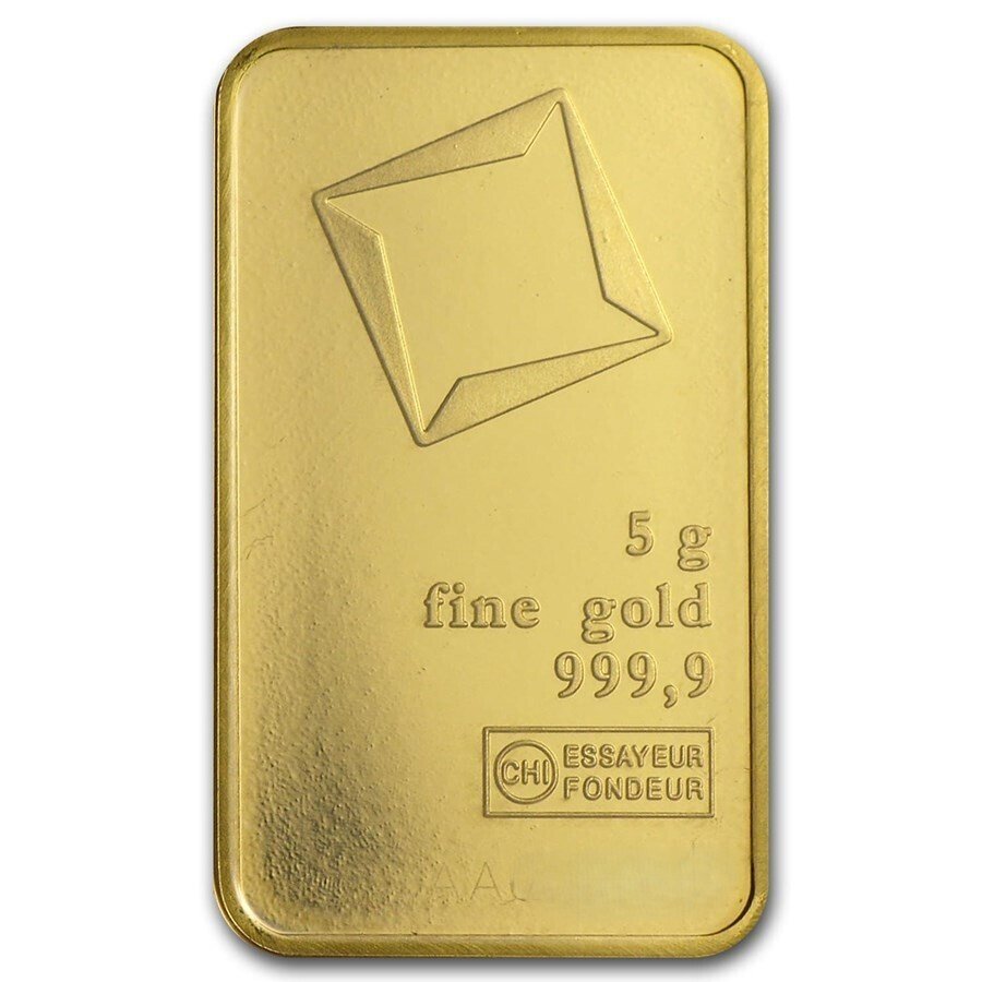 5 grams - Gold .999 - Valcambi - Sealed & with certificate #2.1