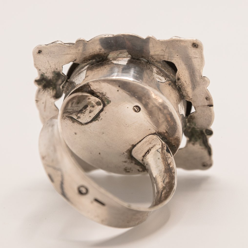 Relicva Sfântului Roch în suport de argint. - Argint - 1850-1900 #3.2