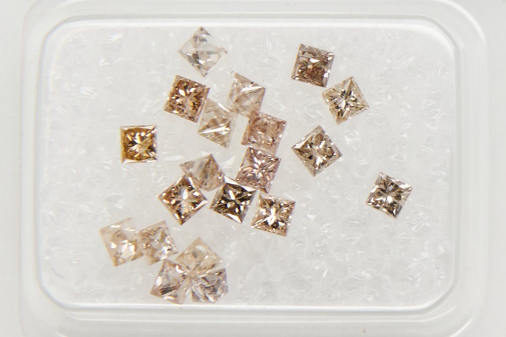 Sin Precio de Reserva - 20 pcs Diamante  (Natural)  - 1.05 ct - Rectángulo - SI1, SI2, I1, I2, I3 - Gem Report Antwerp (GRA) #2.1