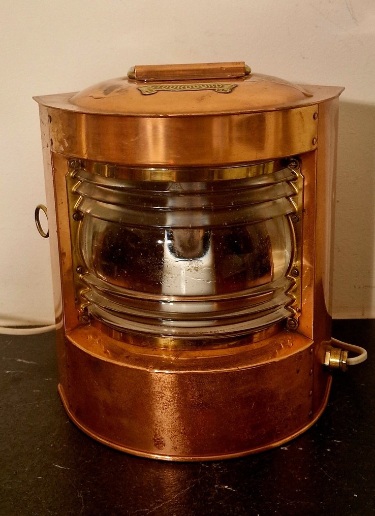 Starboard lamp - Χαλκός, Γυαλί #1.0