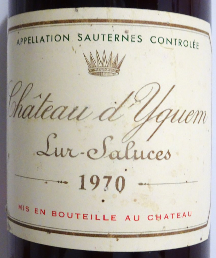 1970 Château d'Yquem - Sauternes 1er Cru Supérieur - 1 Φιάλη (0,75L) #1.0