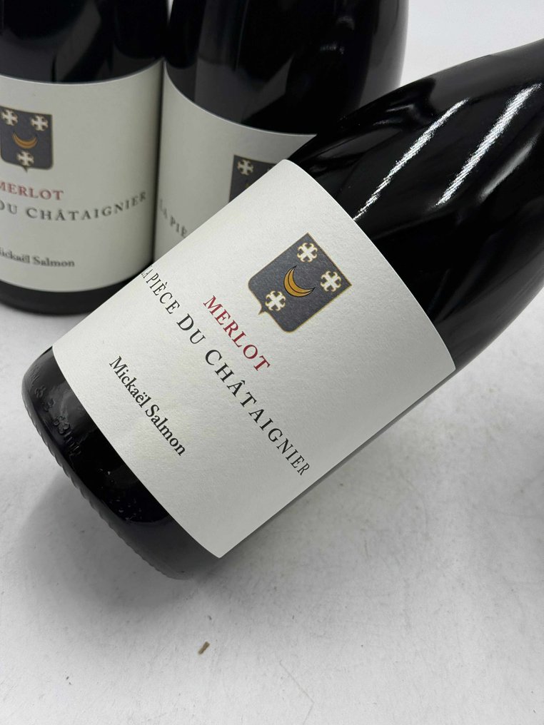 2023 Mickael Salmon Merlot "La Pièce du Chataignier" - Λίγηρας - 3 Φιάλη (0,75L) #1.0