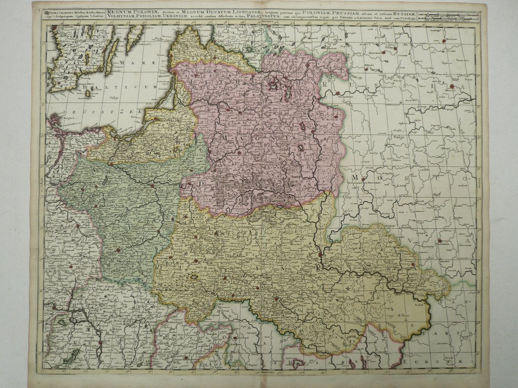 Poland - Lithuania; Gerard et Leonard Valk - Regnum Poloniae - 1681-1700 #1.0