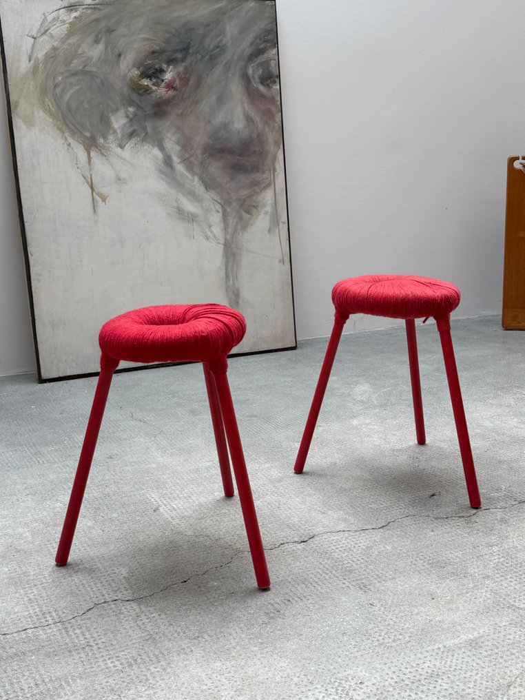 IKEA - Graeme Findlay & Carmen McElroy - Stool (2) - Eskilstuna - Metal, Wool - IKEA PS series #2.1