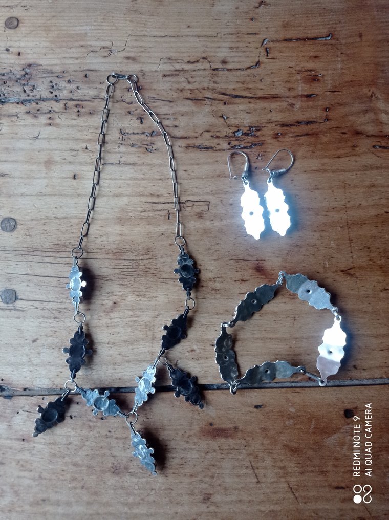 Parure Berbère Argent/Corail - Algéria  (Nincs minimálár) #4.3