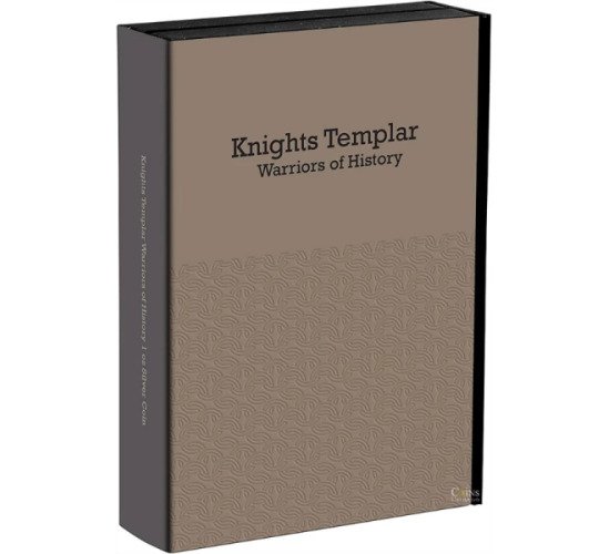 Niue. 2 Dollars 2017 Knights Templar - Warriors of History  (Sem preço de reserva) #3.2