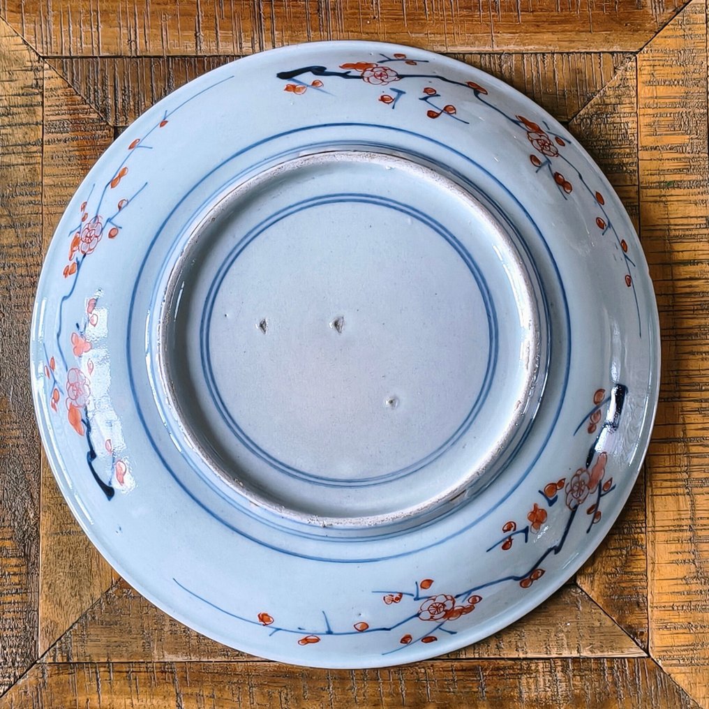 Handmade - Handpainted - Πιάτο δείπνου - Κεραμικό - Όμορφα πατηματισμένη #4.3