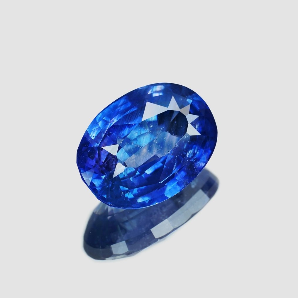 1 pcs Μπλε Ζαφείρι - 3.59 ct - Διεθνής Ένωση Έγχρωμων Πολύτιμων Λίθων (ICA GemLab) #1.0