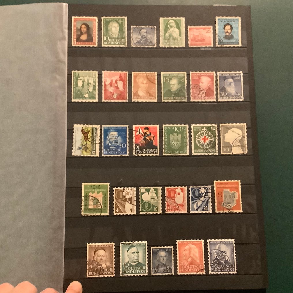 德国，联邦共和国 1952/1953 - 2个完整的年度（U） - Michel 148/176 #1.0