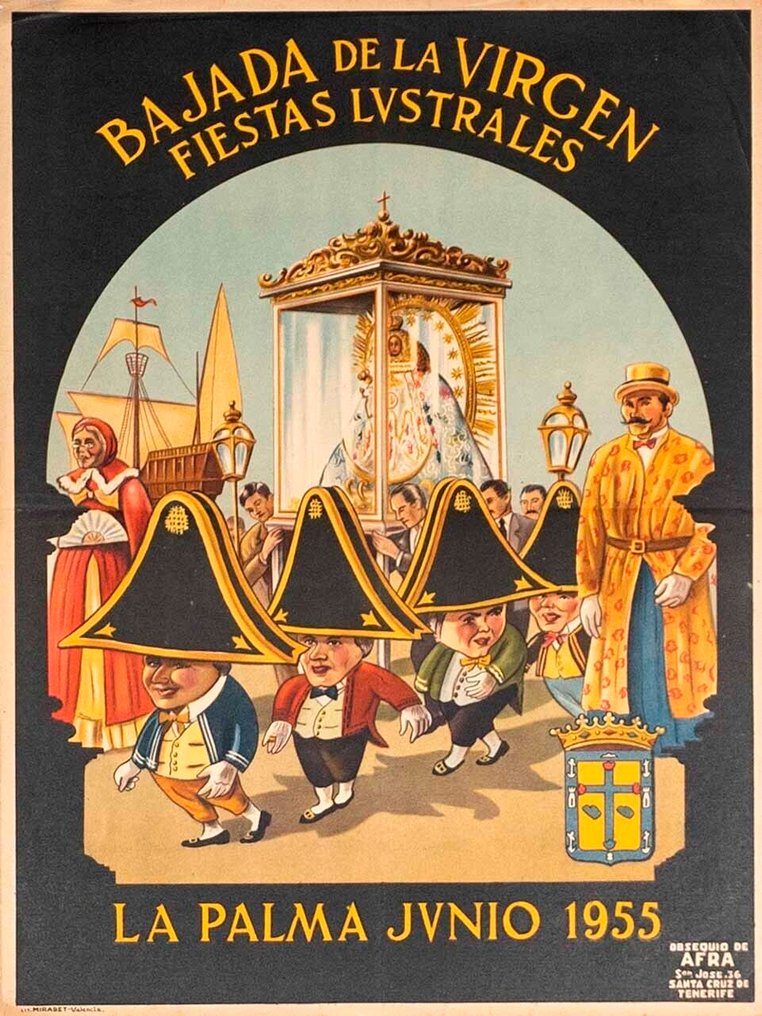 Anonymous - Bajada de la Virgen fiestas Lvstrales - 1950s #1.0