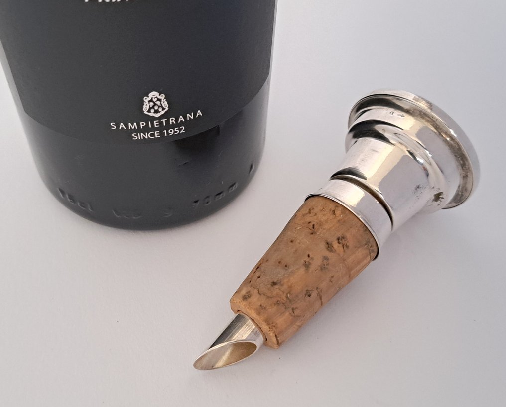 Tappo di sughero per bottiglie -  Tappo di bottiglia in argento / rubinetto di versamento - .835 argento #4.3