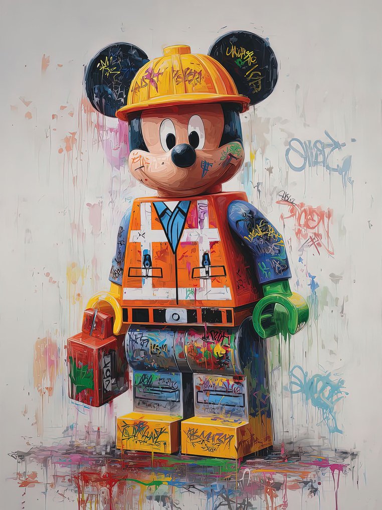 Canvas Fit - Alberto Ricardo - Mickey Mousse, constructor Lego #1.0