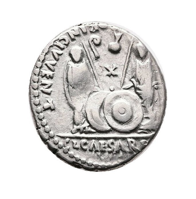 Impero romano. Augusto (27 a.C.-14 d.C.). Denarius Lugdunum 2 BC – 4 AD - Gaius und Lucius Caesar #1.0