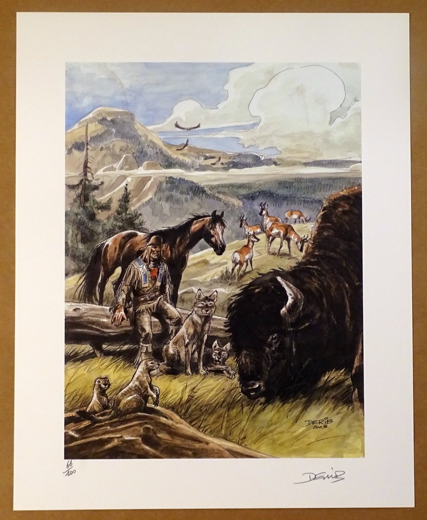 Derib - 1 Offset Print - Buddy Longway - Foire agricole d'Eghezee #1.0