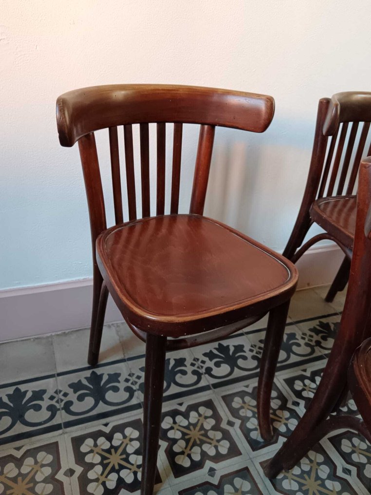 Thonet - Michael Thonet - Stol (6) - 788 - Bøk - 6 originale Thonet-stoler #2.1