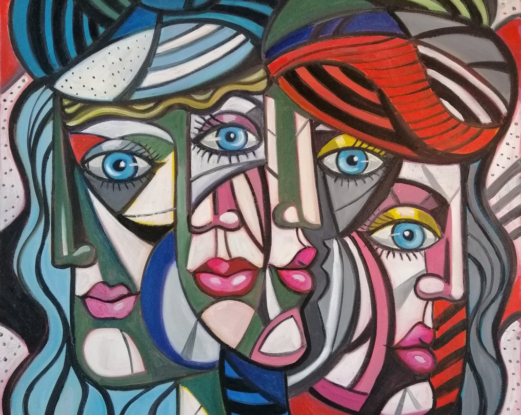 Elena Khmeleva - L'esprit de Bohême. Large. Œuvre originale, fait à la main #2.1