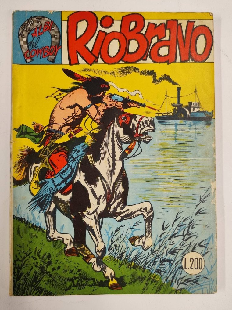 Gli Albi del Cowboy n° 3 - Rio Bravo - 1 Comic - Eerste druk - 1963 #1.0