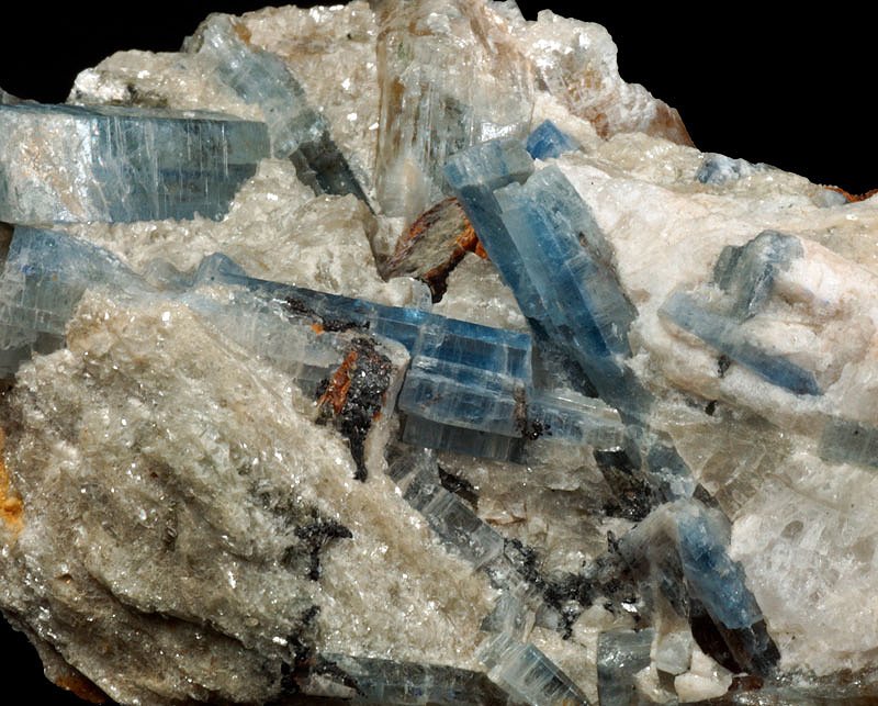 Kyanite, Staurolite Crystals on matrix - Height: 70 mm - Width: 40 mm- 74 g - (1) #3.2