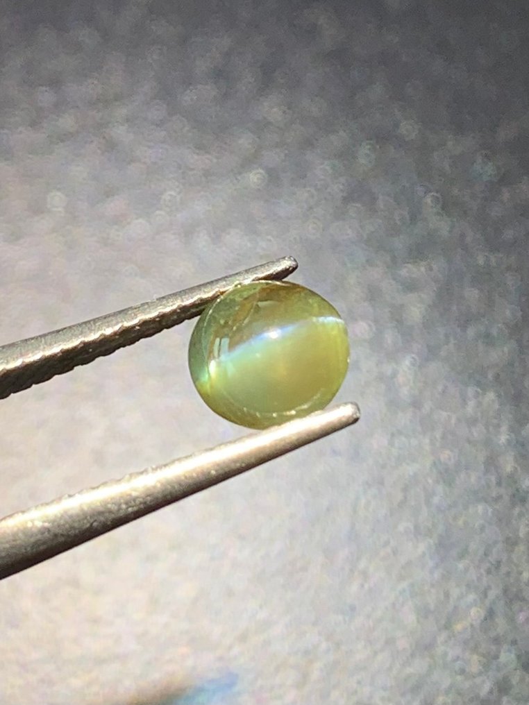 1 pcs 綠色 變石 - 1.13 ct - 國際有色寶石協會 (ICA GemLab) - 猫眼颜色变化 #4.3