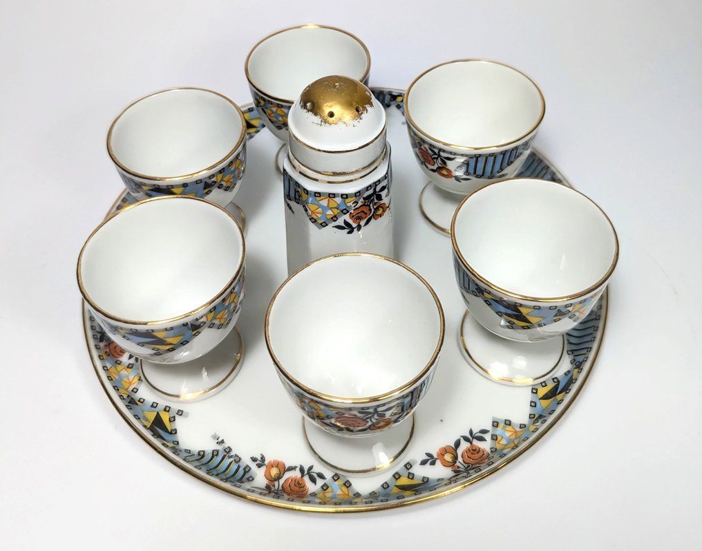 C&P Limoges - 早餐餐具組 (8) - 珐琅陶瓷丽莫热 #1.0