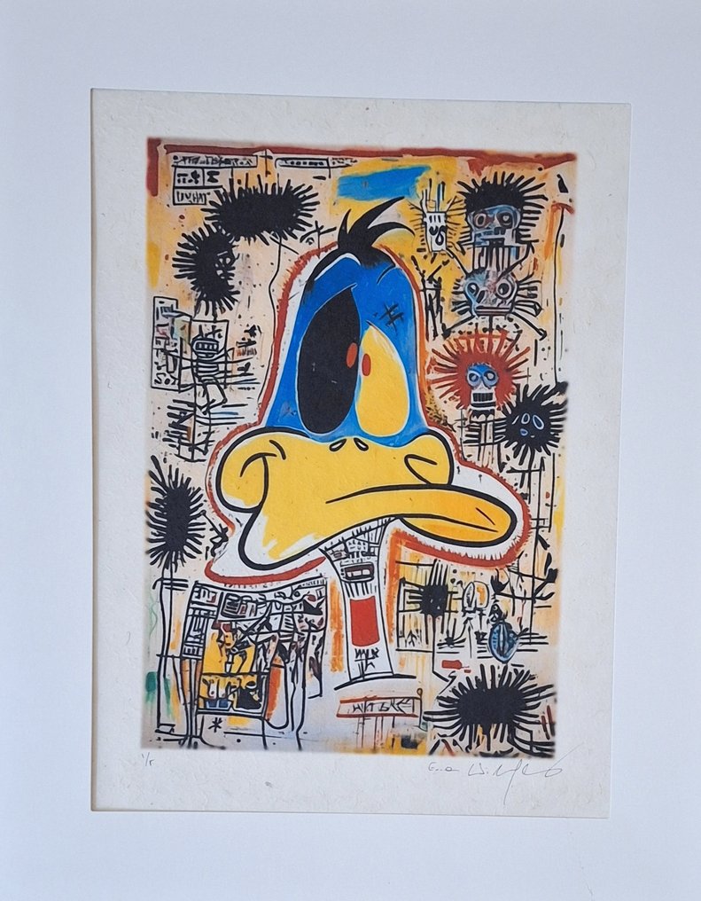 Emma Wildfang - Daffy Duck "Tribute series - Icons Reimagined "Jean-Michel Basquiat" #2.1