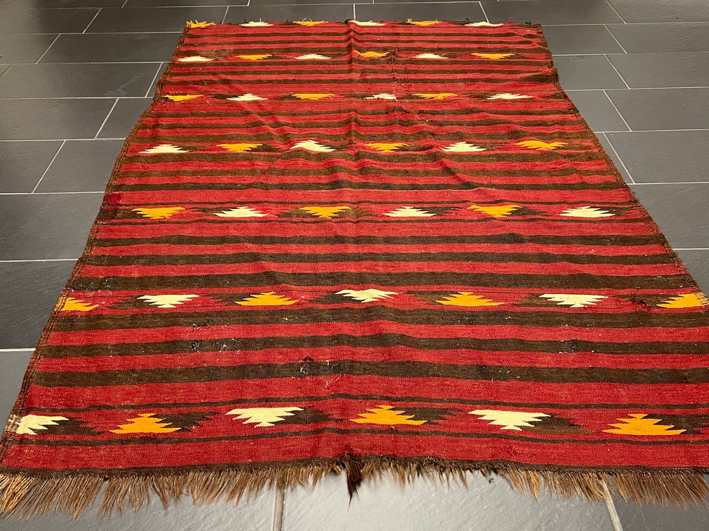 古老的哈萨克地毯 - 花毯 - 220 cm - 160 cm #1.0