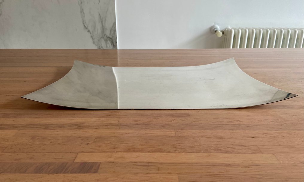 裝飾托盤 - Sabattini Argenteria - 義大利 - Foglio 70年代 #4.3