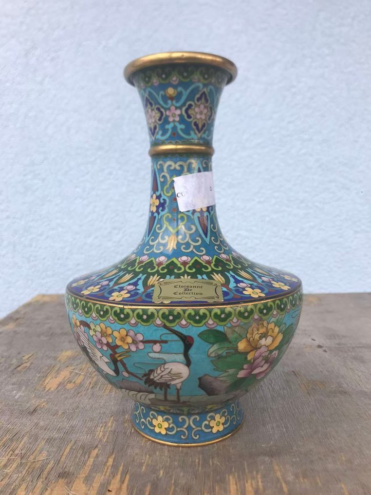 花瓶 - 黄铜色 - 中国  (没有保留价) #1.0