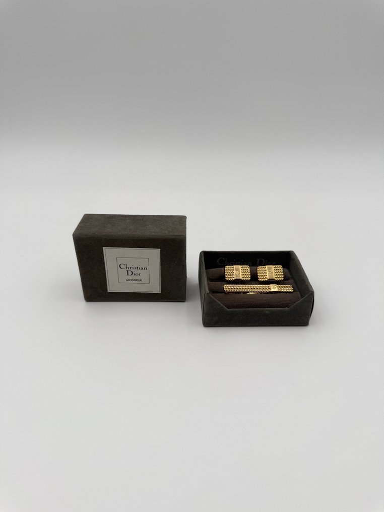No Reserve Price - Christian Dior - Cufflinks Gold-plated - GP 18 carat #1.0