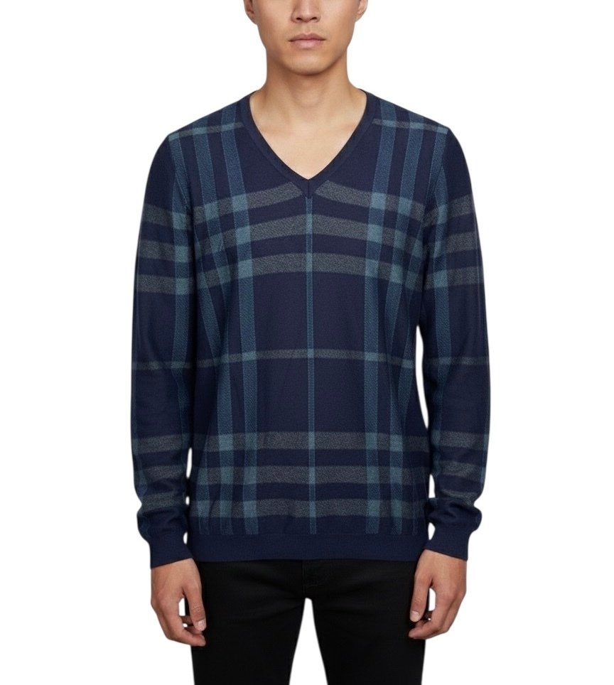 BURBERRY Exclusive 100% Wool Monogram Collection Tg. M - No reserve price – Sweater - Jumper #1.0