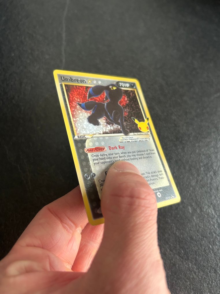 Pokémon - 1 Card - Umbreon 17/17 Foil, Προωθητική κάρτα - Various sets #2.1