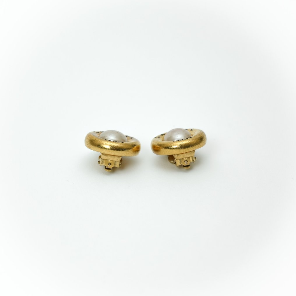 Chanel - 珍珠 - 鍍金 - 耳環 #4.3
