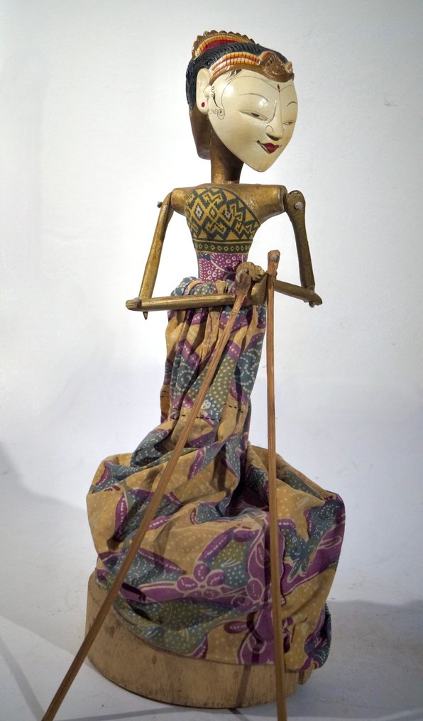 一套三只Wayang Golek木偶 - 印度尼西亚 - Late 20th century #1.0