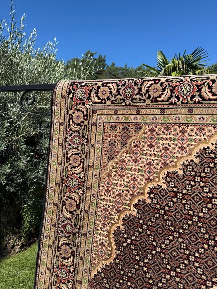 New Indo Tabriz with silk rug - Carpet - 250 cm - 175 cm #3.2