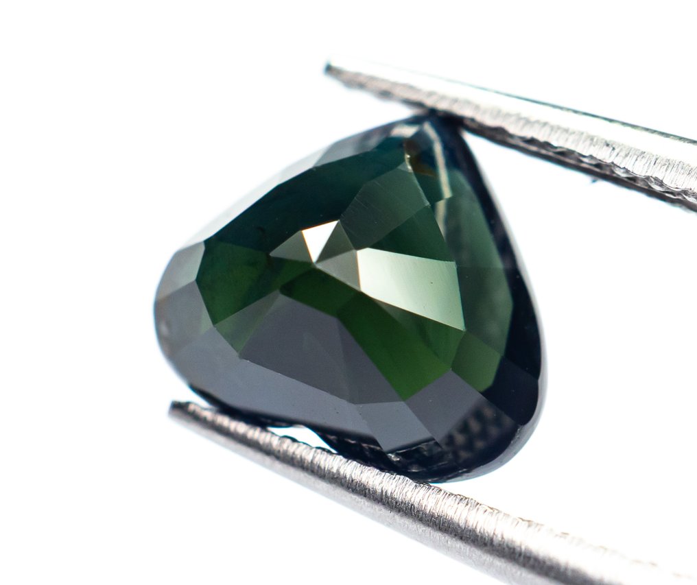 Fără preț de rezervă Safir - 3.23 ct - Bellerophon Gemlab - Albastru-verzui închis #4.3