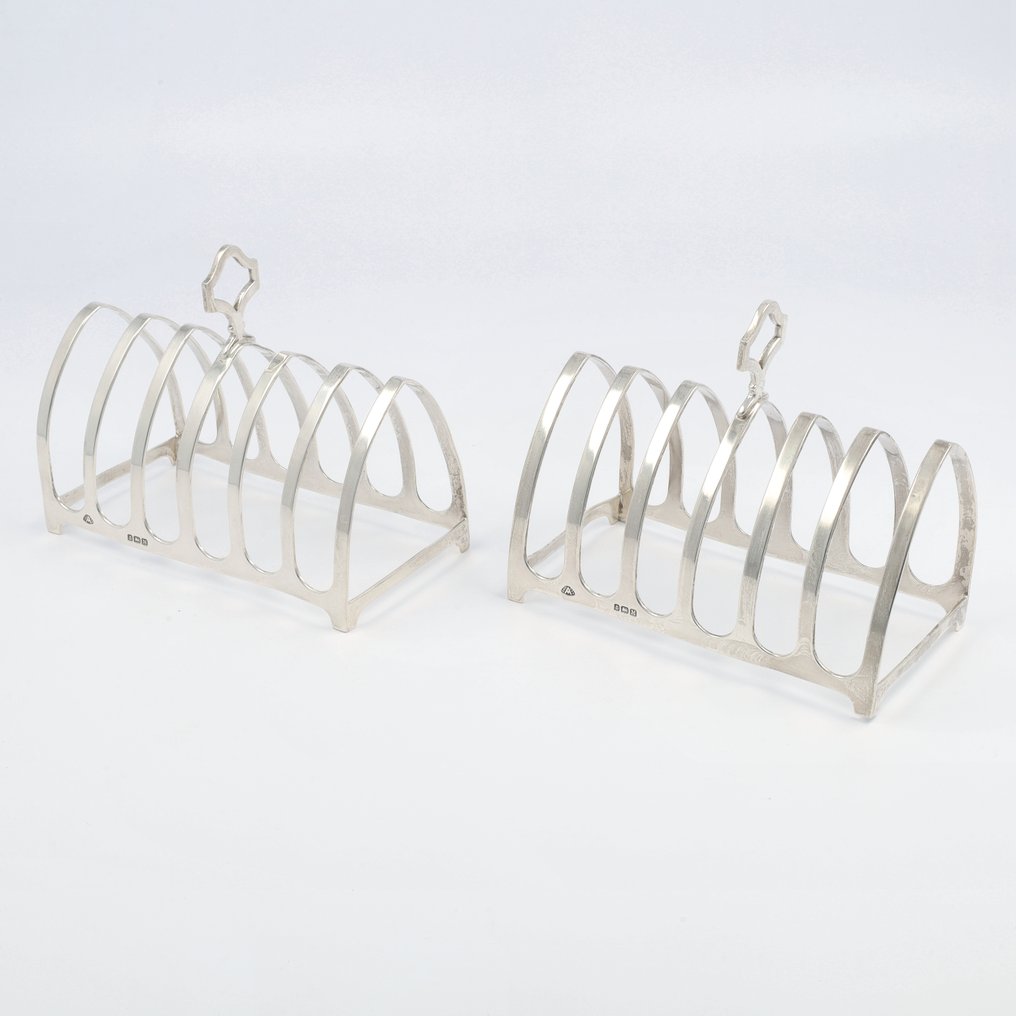 Adie Brothers - Birmingham 1936 - Toastrek - Rastrelliera (2) - .925 argento #3.2