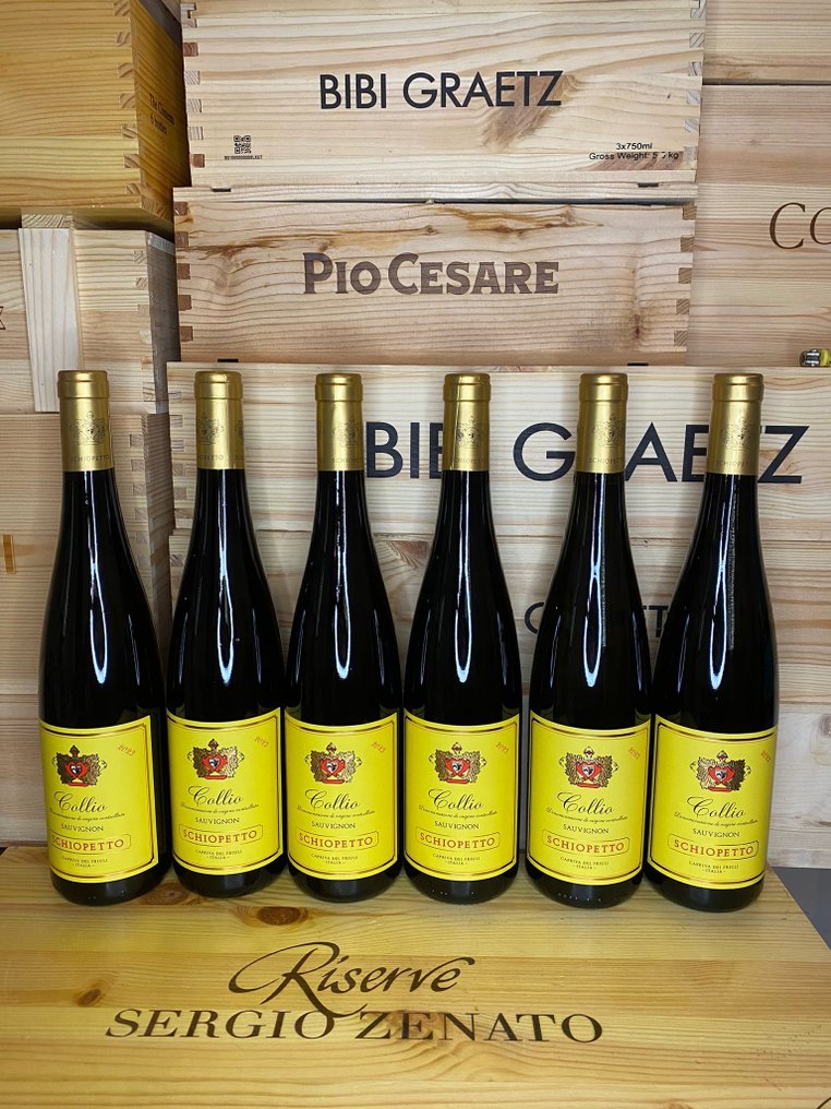 2023 Schiopetto Sauvignon - Friuli-Venezia Giulia - 6 Flasker (0,75 L) #1.0