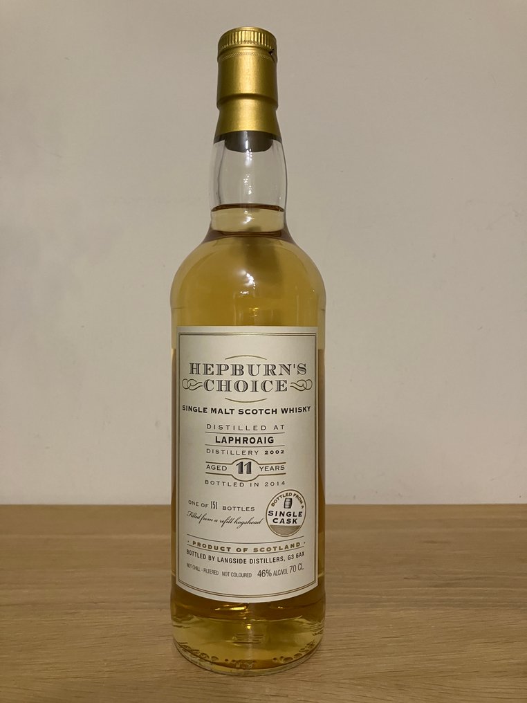 Laphroaig 2002 11 years old Hepburn's Choice - Langside Distillers  - b. 2014  - 70cl #1.0