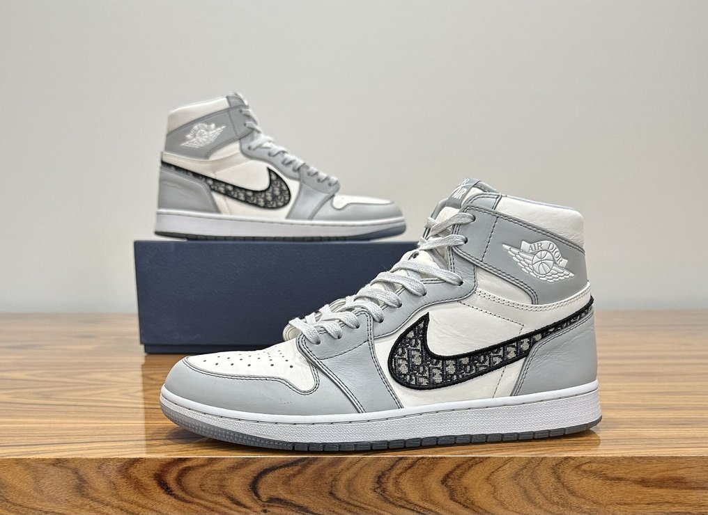 Christian Dior - Jordan 1 Retro High - Sneakers - Size: EU 45.5 #1.0
