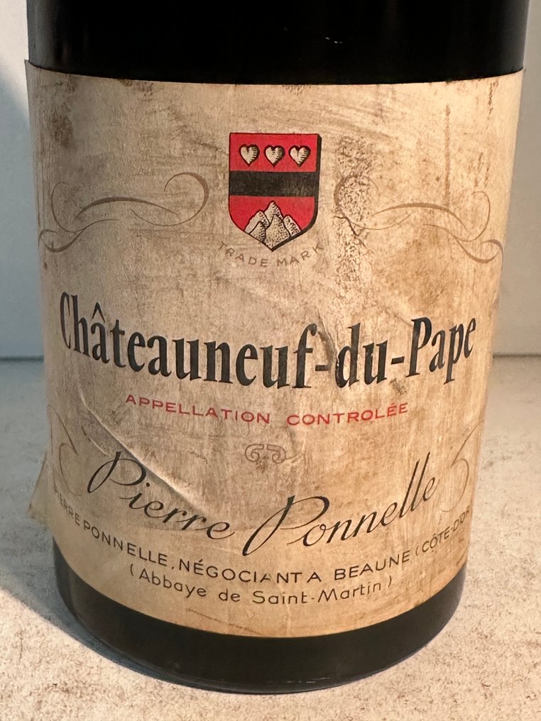 1959 Pierre Ponnelle Chateauneuf-du-Pape - Ροδανός - 1 Φιάλη (0,75L) #1.0