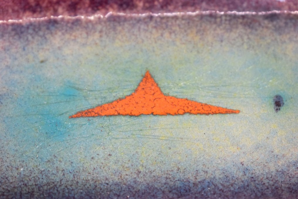 Untertasse - Kupfer, Emaille - emailierter Kupfer #3.2