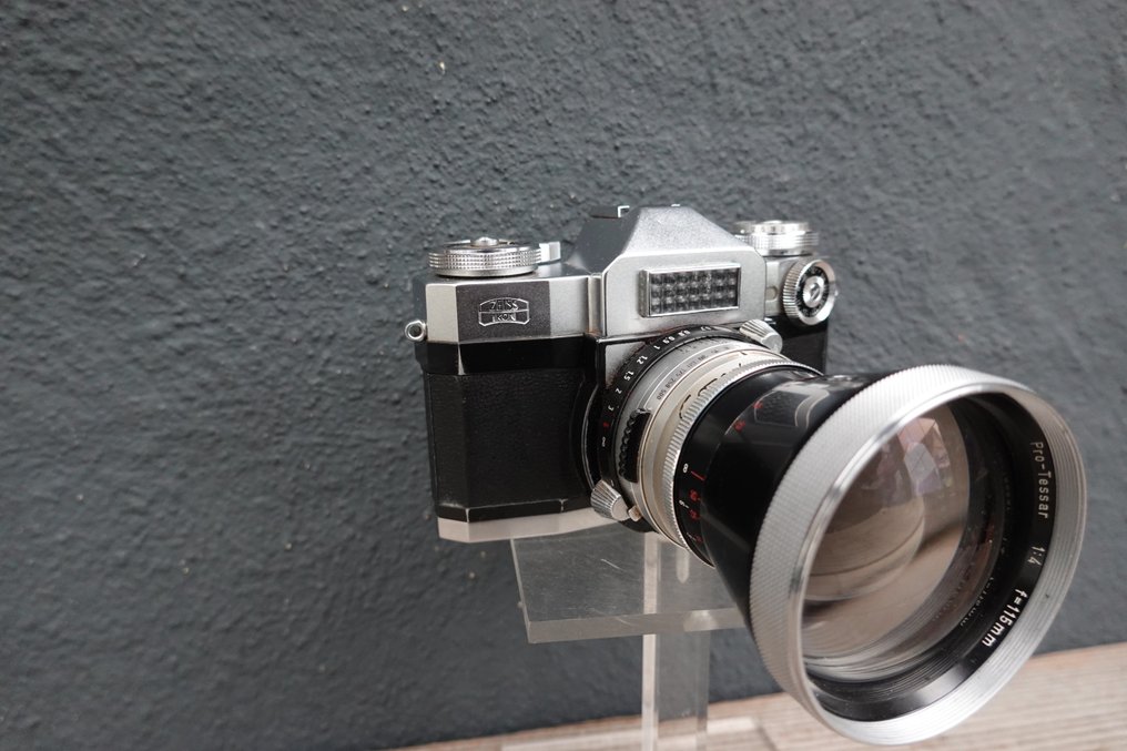 Zeiss Ikon Contaflex + Carl Zeiss Pro Tessar 4/115mm | Egylencsés reflex fényképezőgép (SLR) #2.1