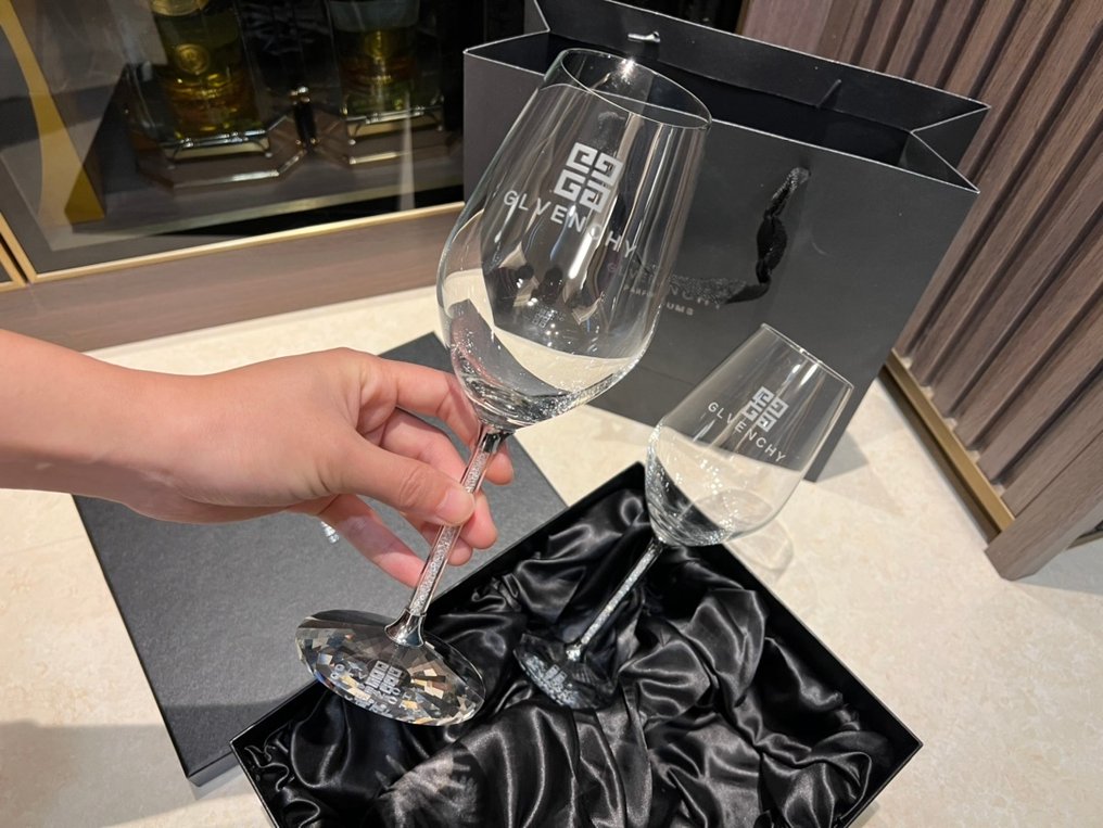 Versace - Versace - Borospohár (2) - Üveg - 2 borospohár #2.1