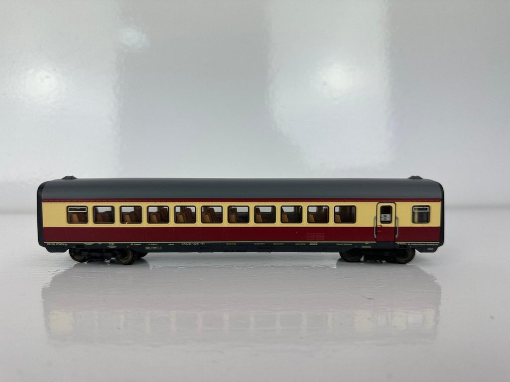 Roco H0 - 14070A - Personvagn-set för modelltåg (1) - BR VT 11.5 (VT 601) - DB #3.2