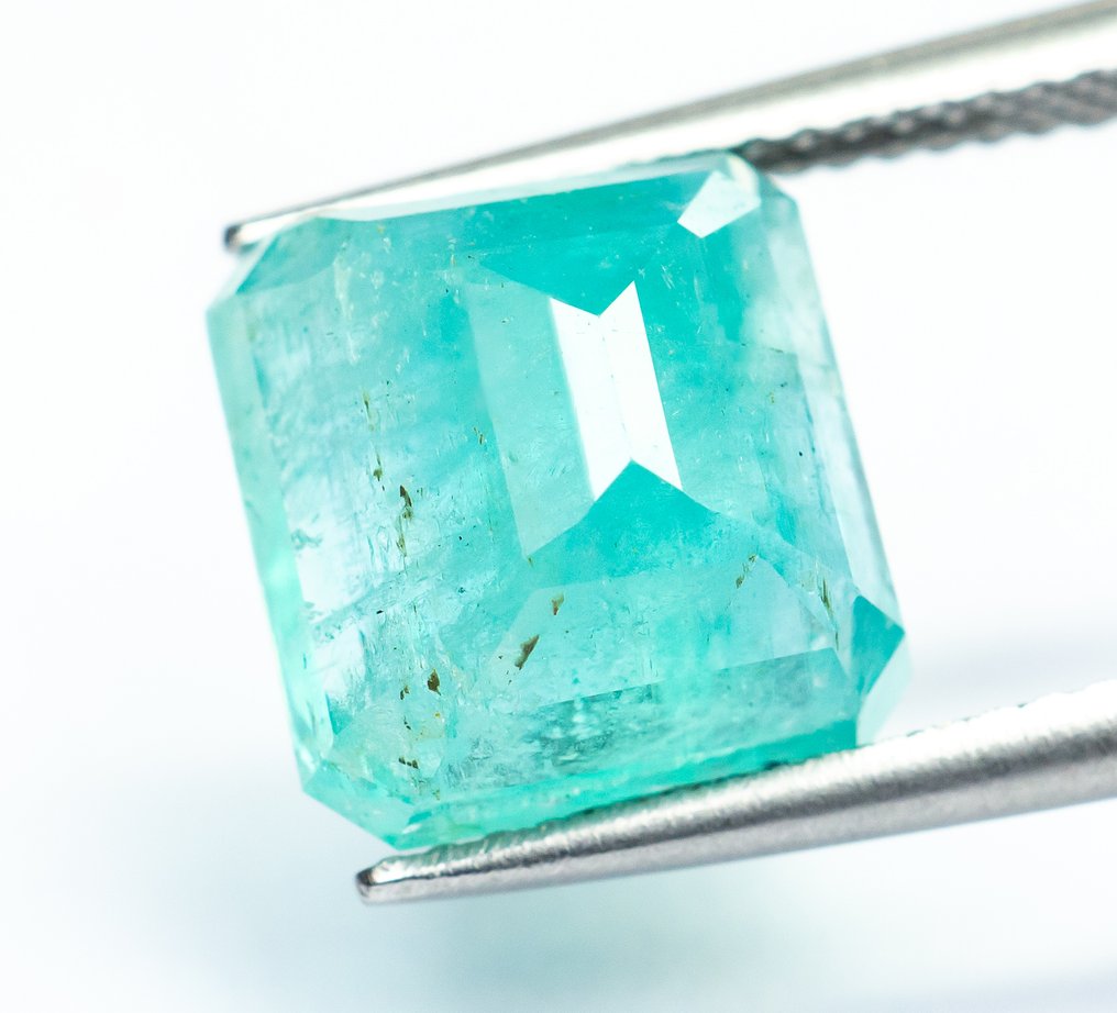 Ingen reservasjonspris Smaragd - 6.66 ct - Bellerophon Gemlab - Blågrønn (Nigeria) #3.2