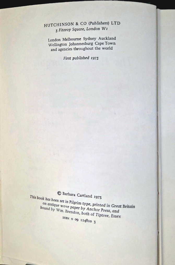 Signed, Barbara Cartland - The Wicked Marquis - 1973 #4.3